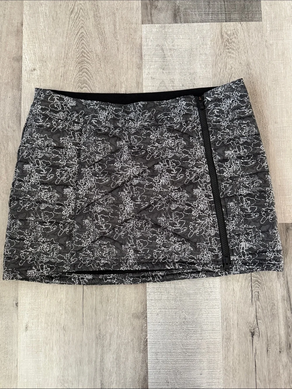 Smartwool Smartloft Corbet 120 Quilted Floral Print Insulated Skirt with Side Zi